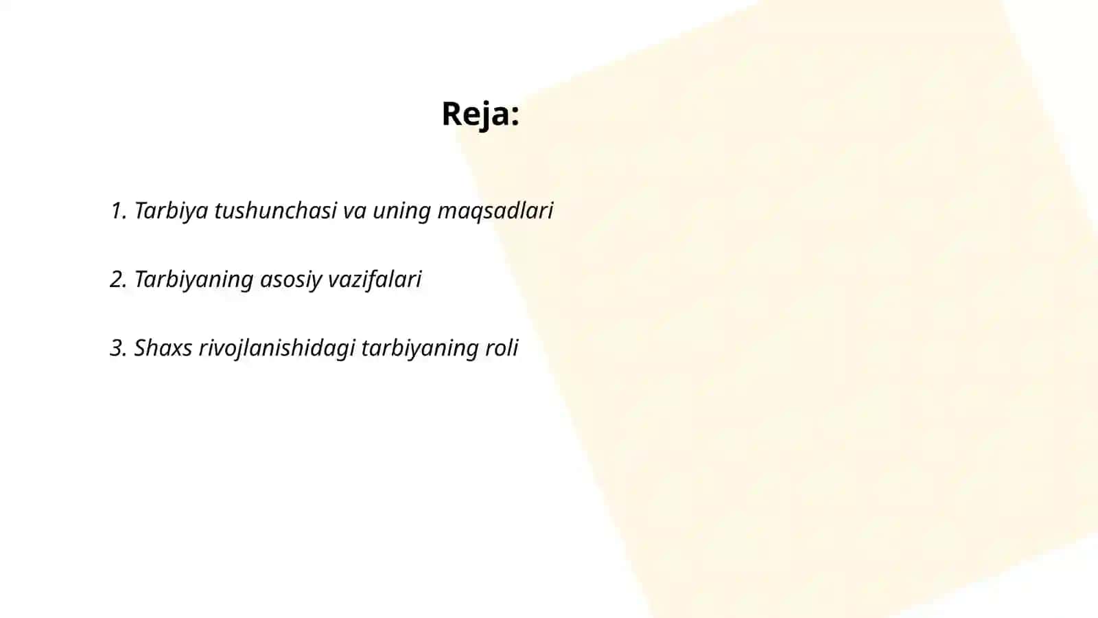 Tarbiyachining maqsad va vazifalari 2