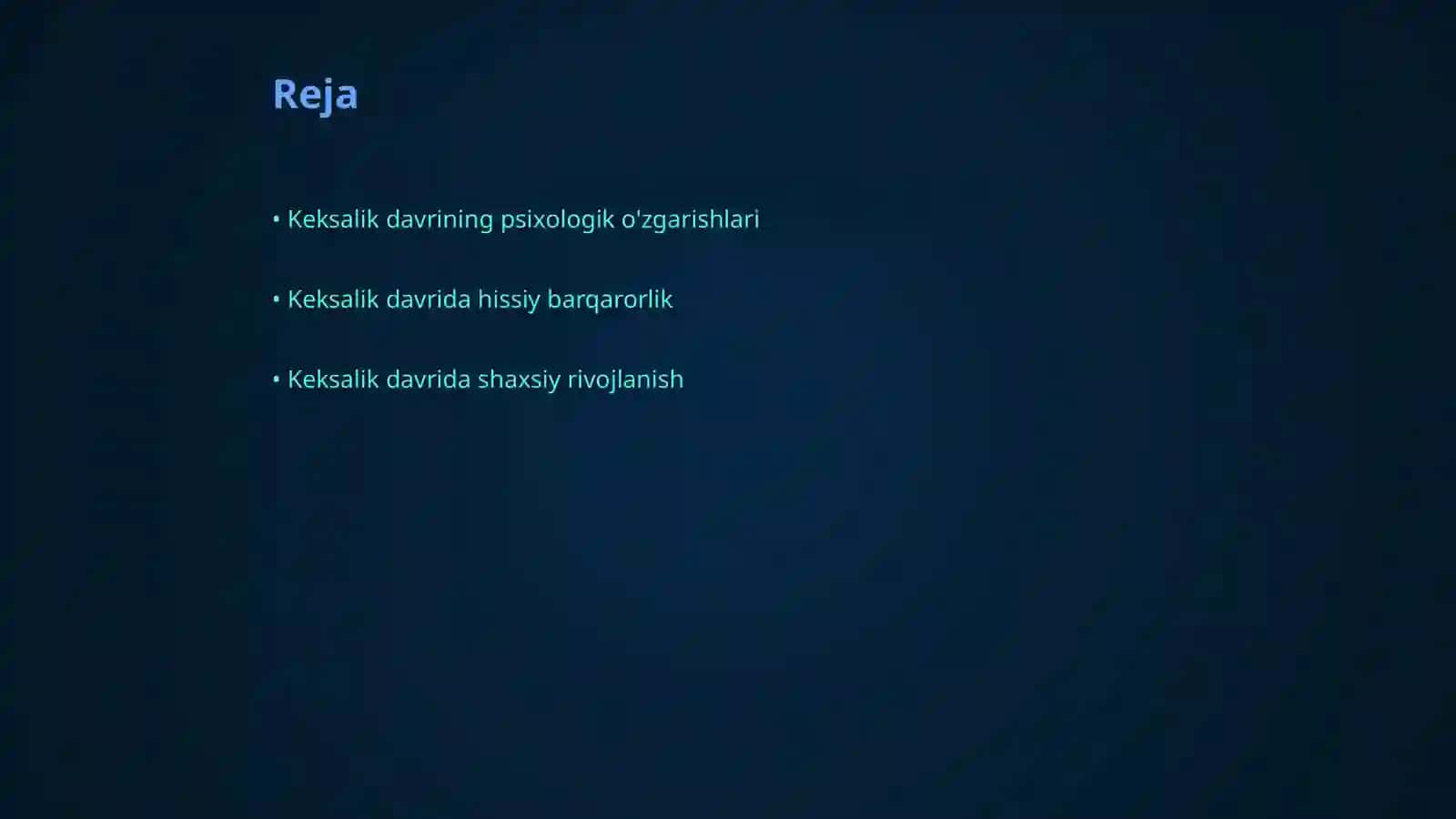 keksalik davrining psixologik xususiyatlari 2