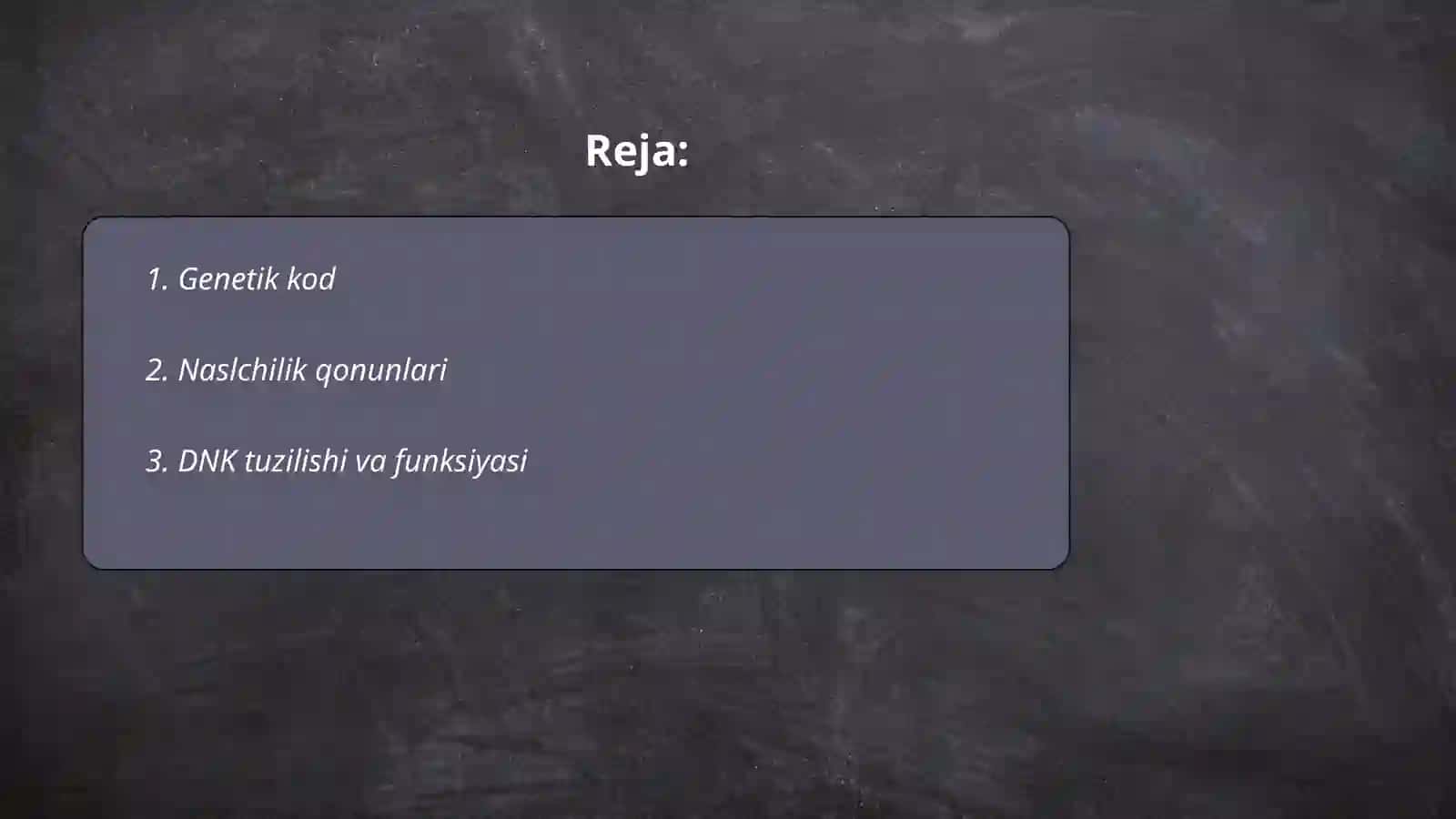 Genetik kod 2
