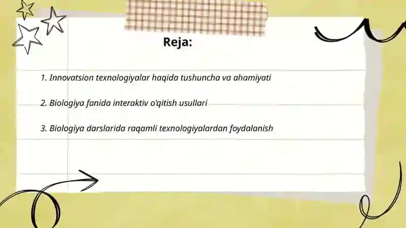 Biologiya fanida innovatsion texnologiyalar 2