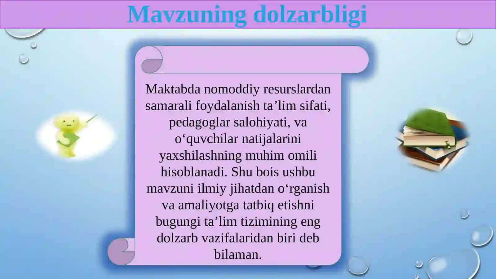 Maktabda nomoddiy resurslardan samarali foydalanish amaliyoti 2