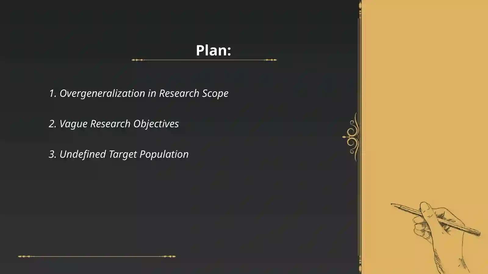 Overgeneralization in Research Scope 2