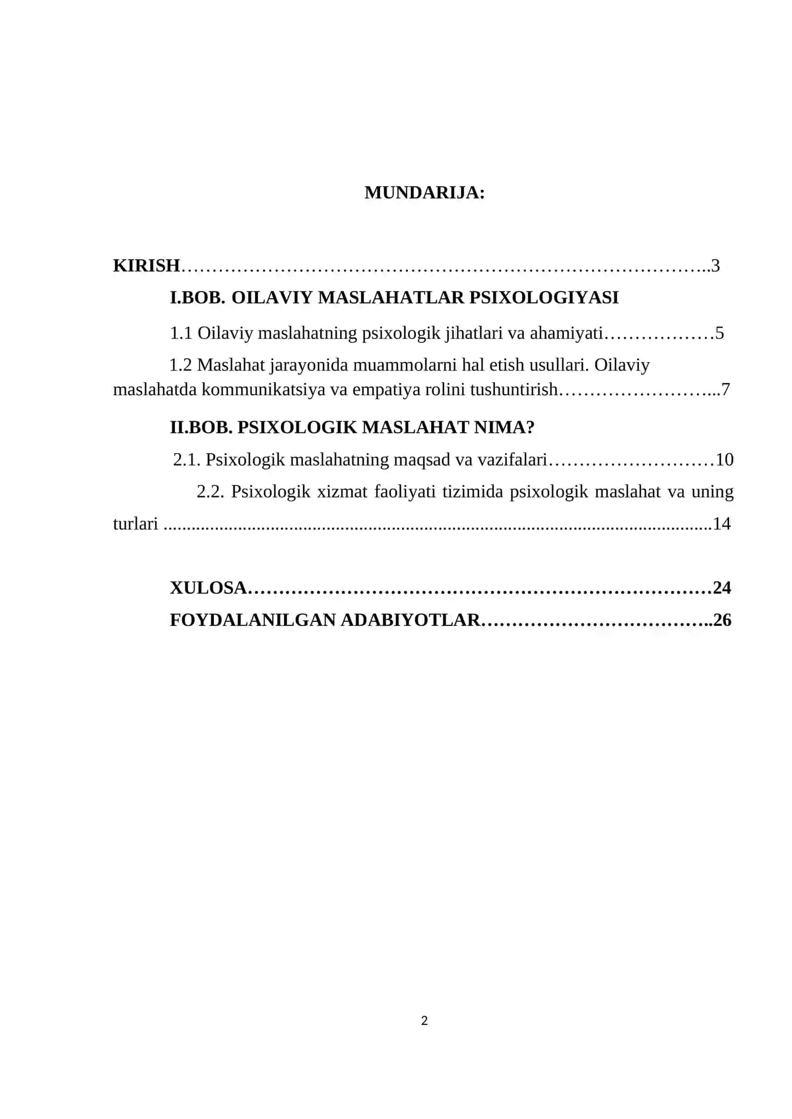 Psixologik maslahatning psixologik jihatlari 2
