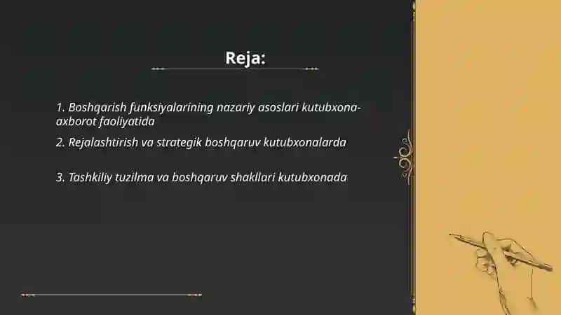 Kutubxona-axborat faoliyati menejmenti 2