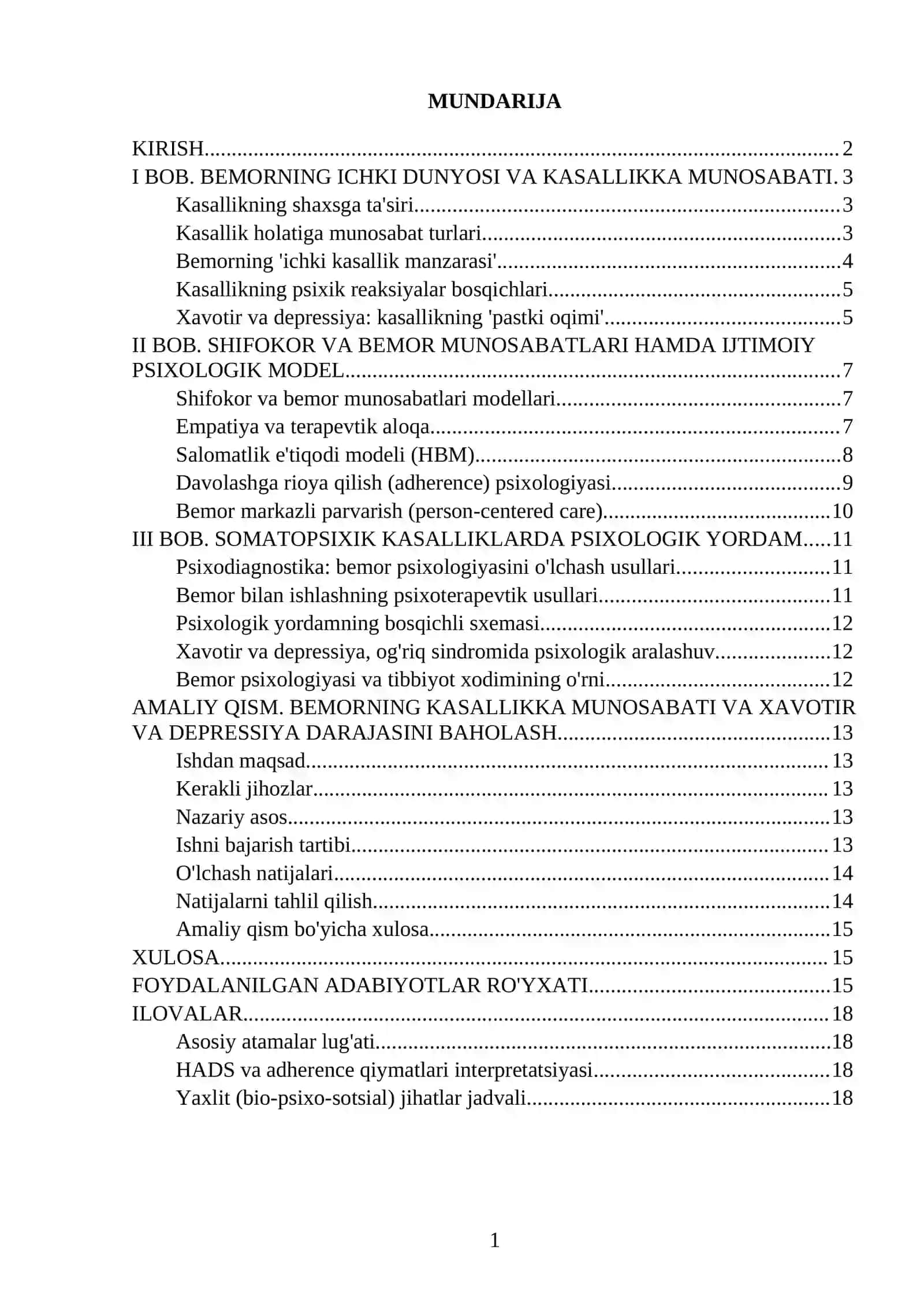 SOMATOPSIXIK KASALLIKLARDA BEMOR PSIXOLOGIYASI 2