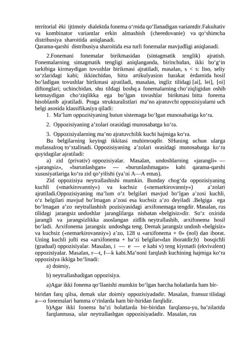XX-XXI asrlar tilshunosligining zamonaviy yo‘nalishlari 2