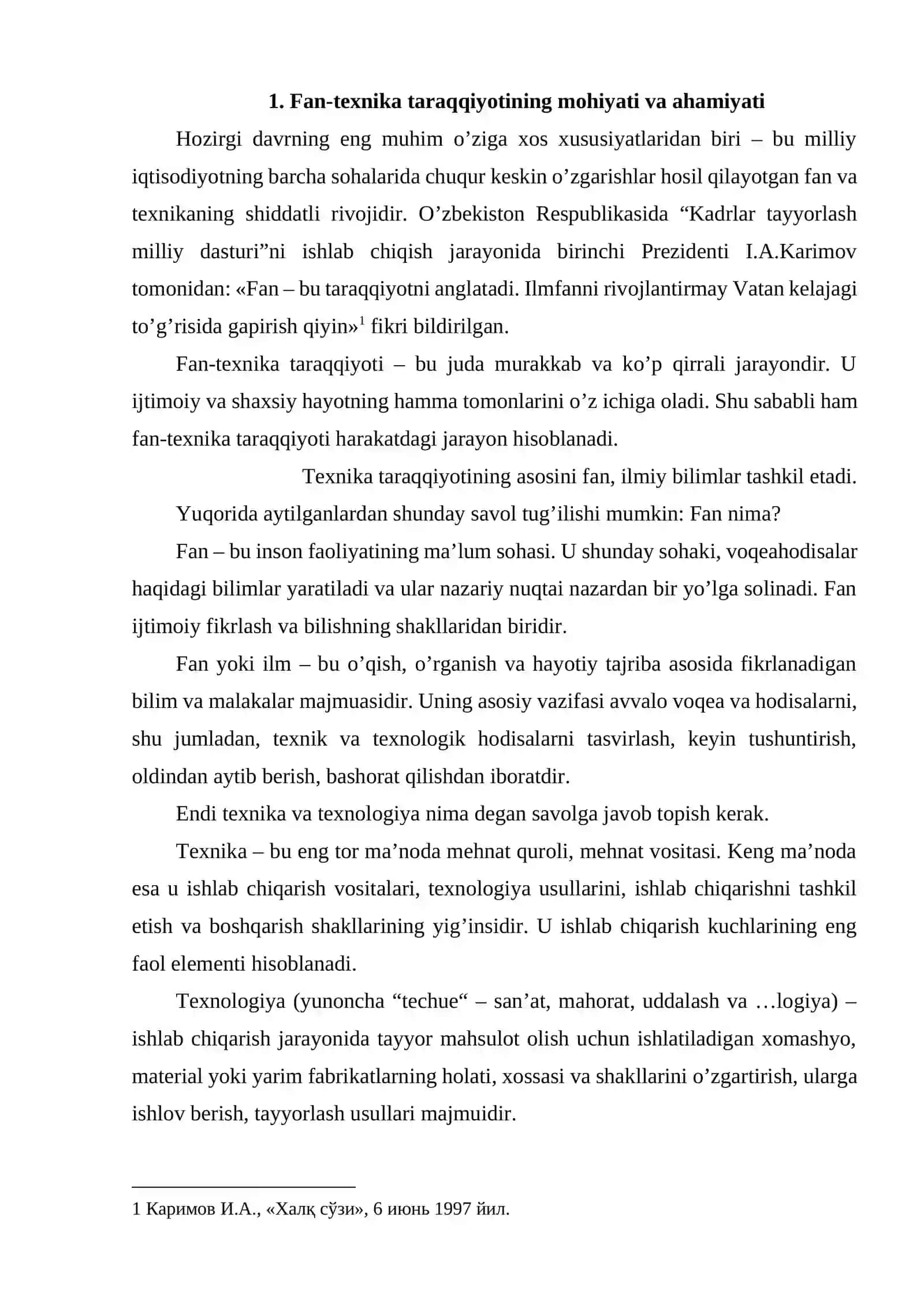 Fan-texnika taraqqiyoti va innovatsion faoliyat 2