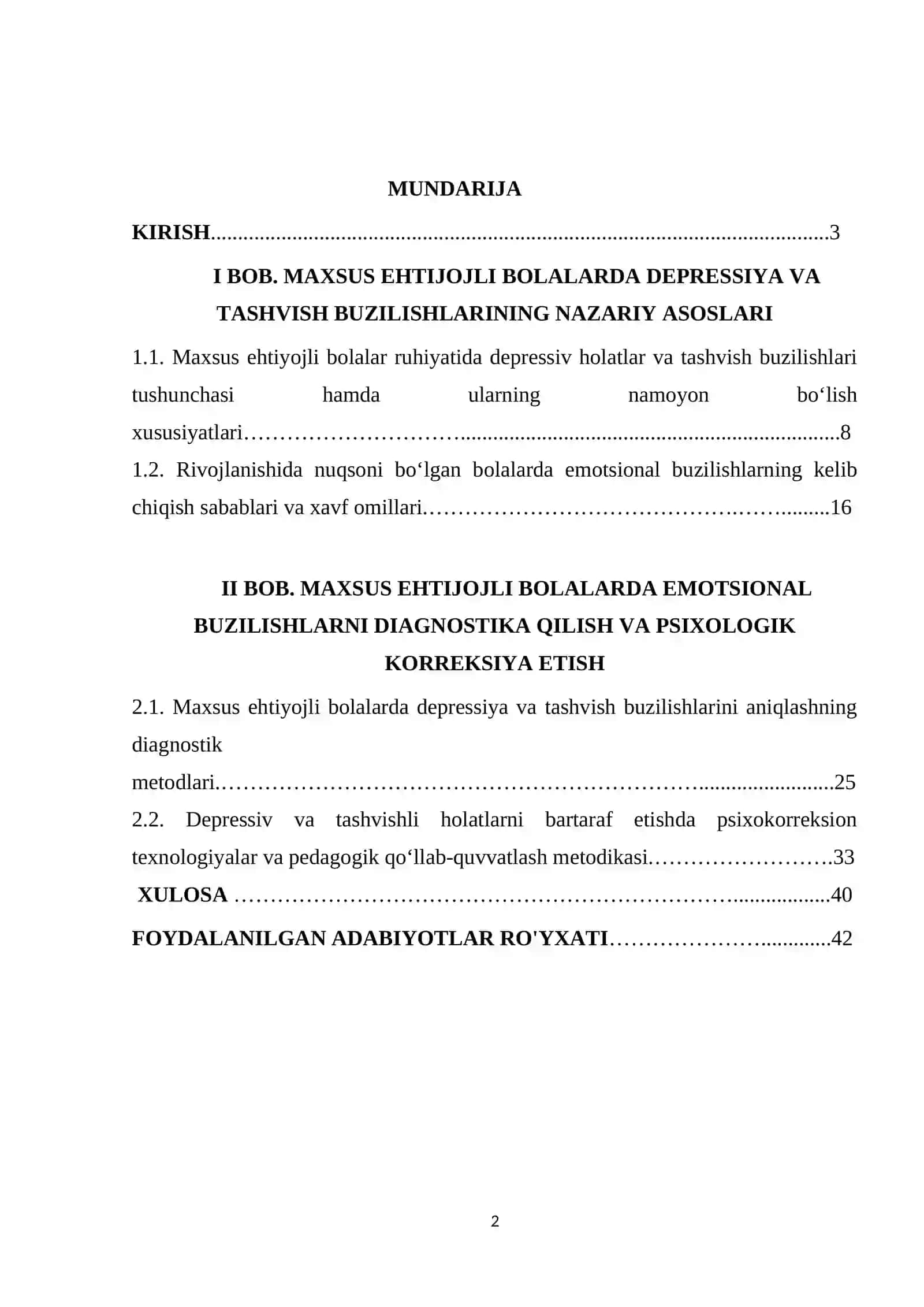 Maxsus ehtiyojli bolalarda depressiya va tashvish buzilishlari 2
