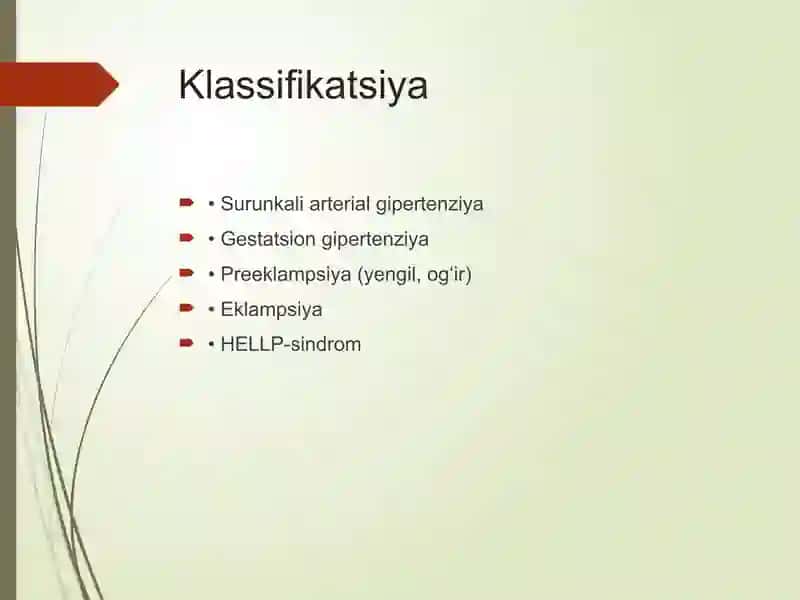Homiladorlarda Gipertenziv Sindrom Preeklampsiya va Eklampsiya 2
