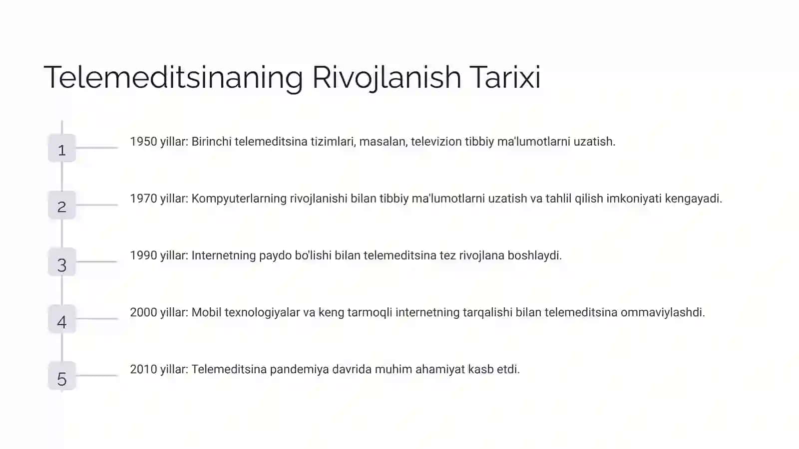 Telemeditsinaning  zamonaviy  dunyodagi  o'rni 2