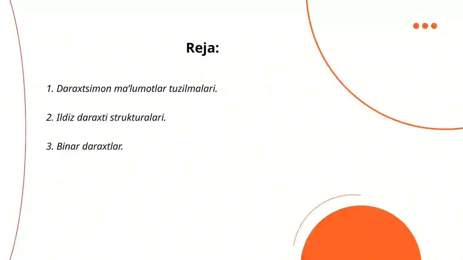 Daraxtsimon ma’lumotlar tuzilmalari 2