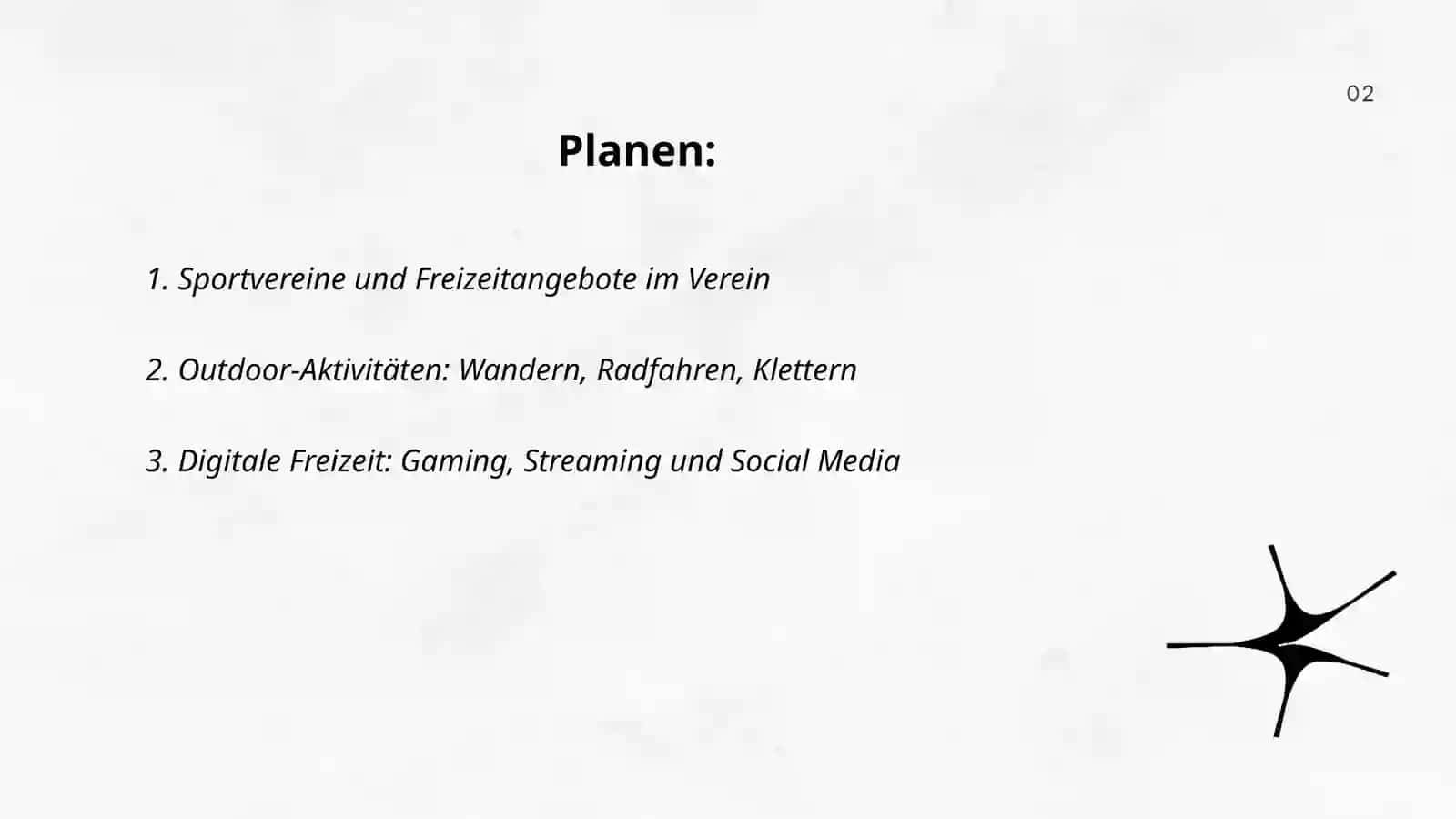 Freizeitgestaltung 2