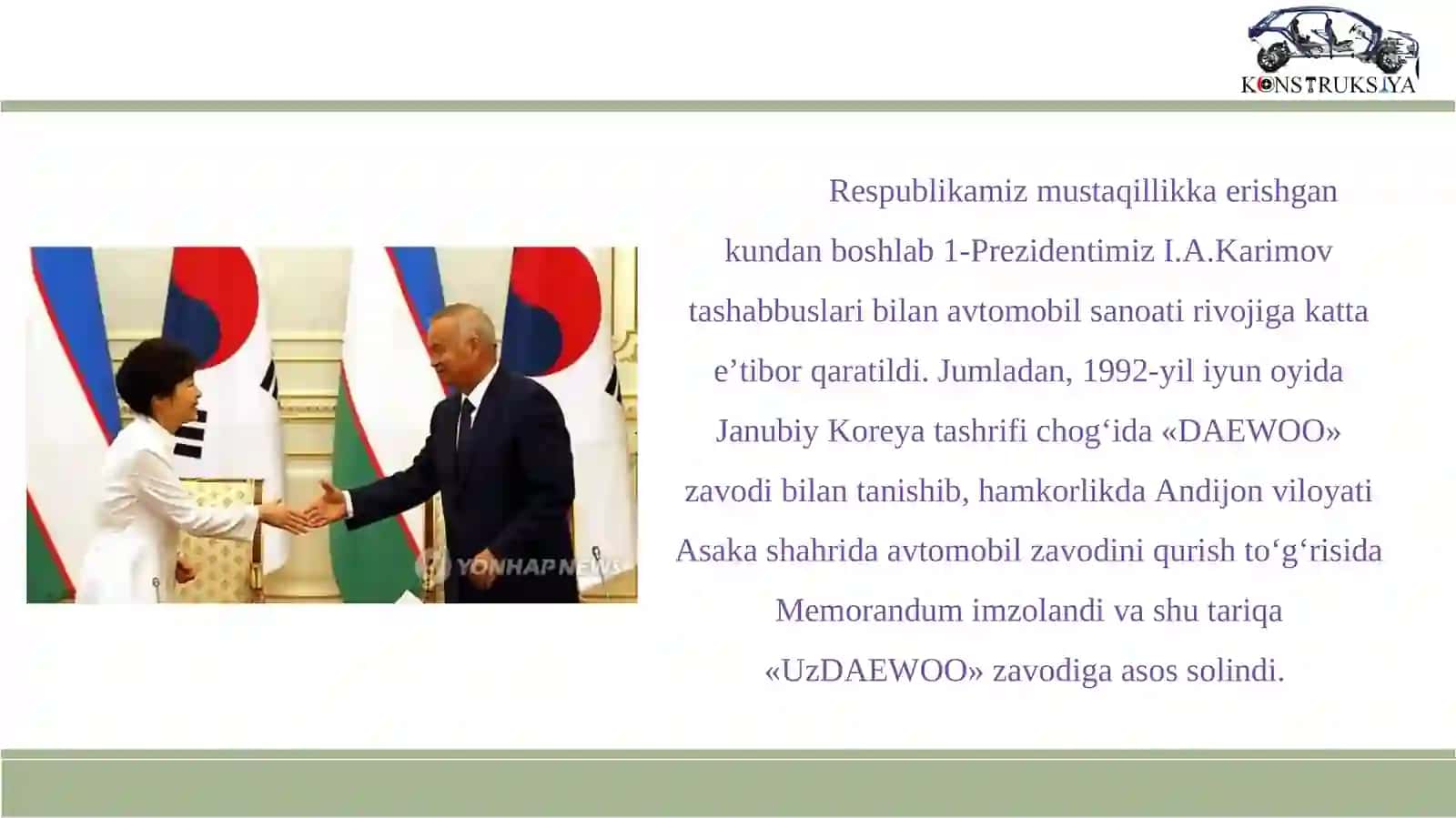 Avtomobil sanoati rivojiga katta e’tibor qaratildi 2