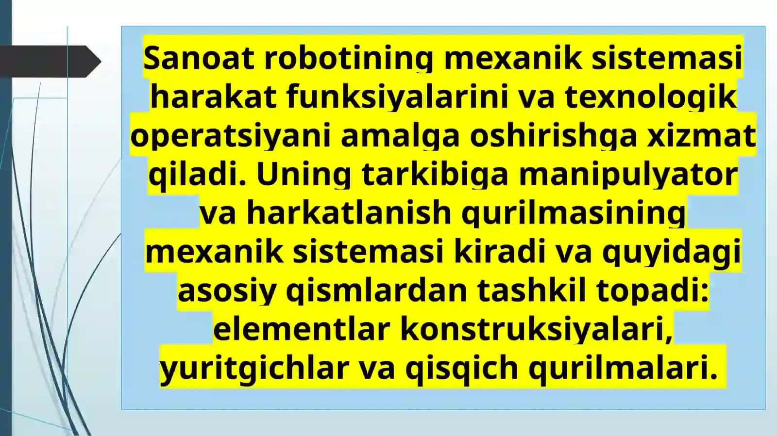 Robotlarning mexanizmlari 2