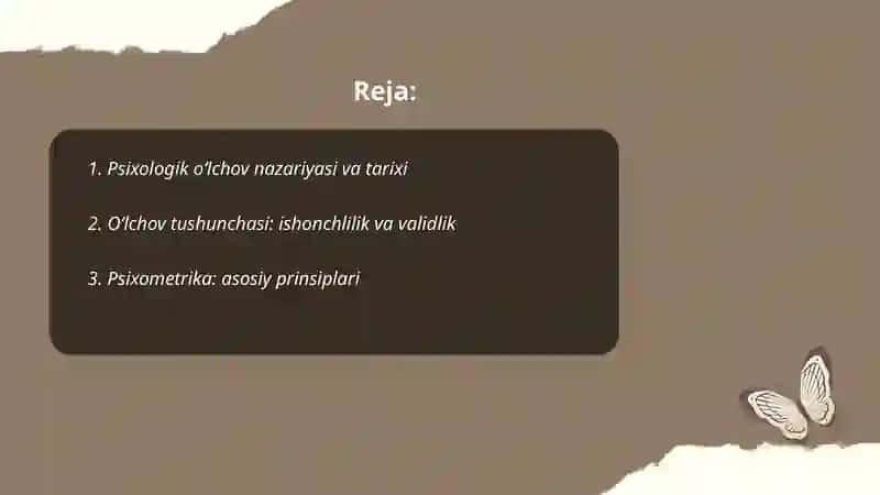 Psixologik oʻlchov 2