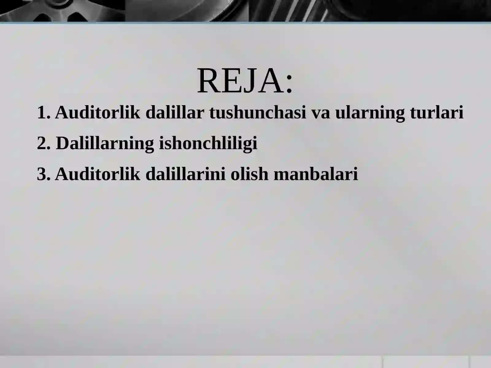 AUDITORLIK DALILLAR 2