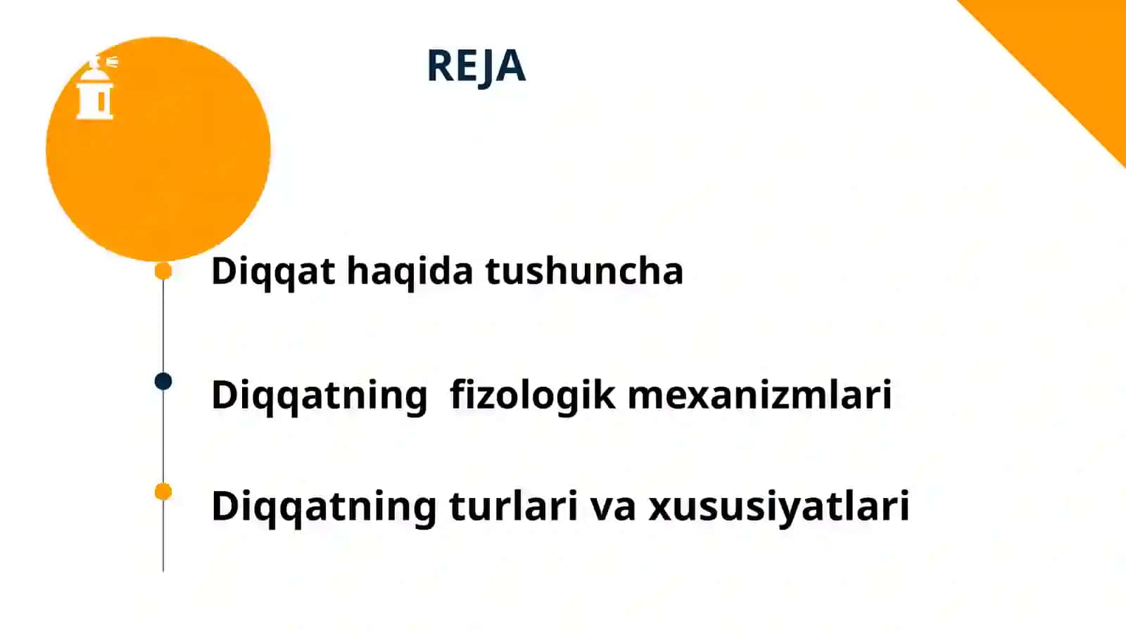 Diqqatning neyrofizologik xususiyatlari va ontogenezda o'zgarishi 2
