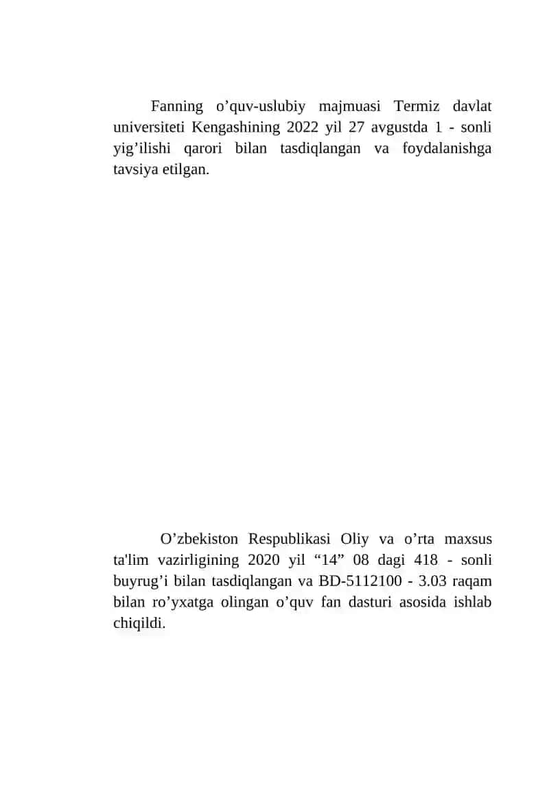O'quv-uslubiy majmua 2