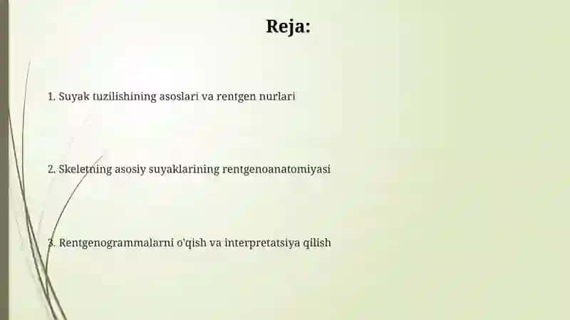 Sklet suyaklarining rentgenoanatomiyasi 2