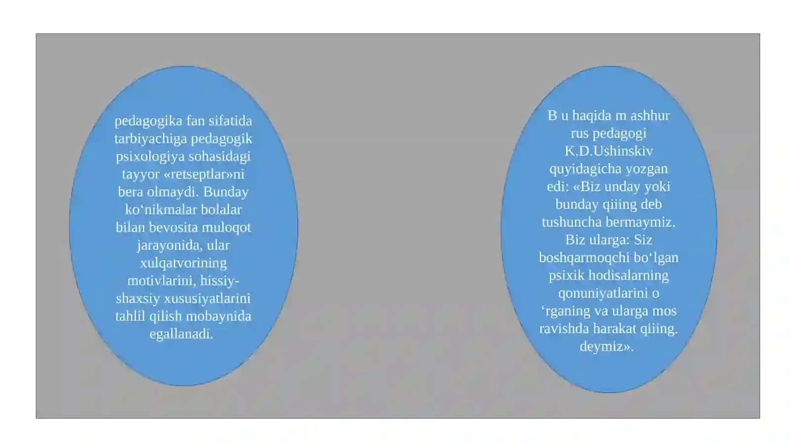 Psixadiognostika faniga krish va rivojlanish tarxi 2