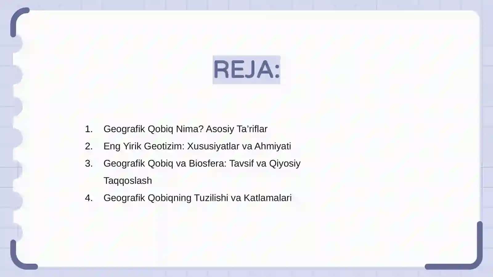 Geografik Qobiqning Eng Yirik Geotizim Sifatidagi Asosiy Xususiyatlari 2
