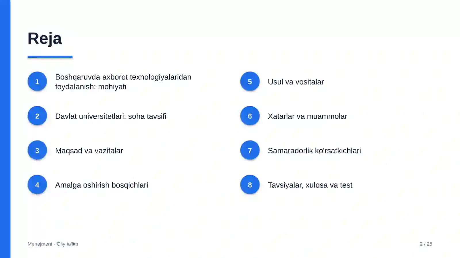 Davlat universitetlarida boshqaruvda axborot texnologiyalaridan foydalanish 2