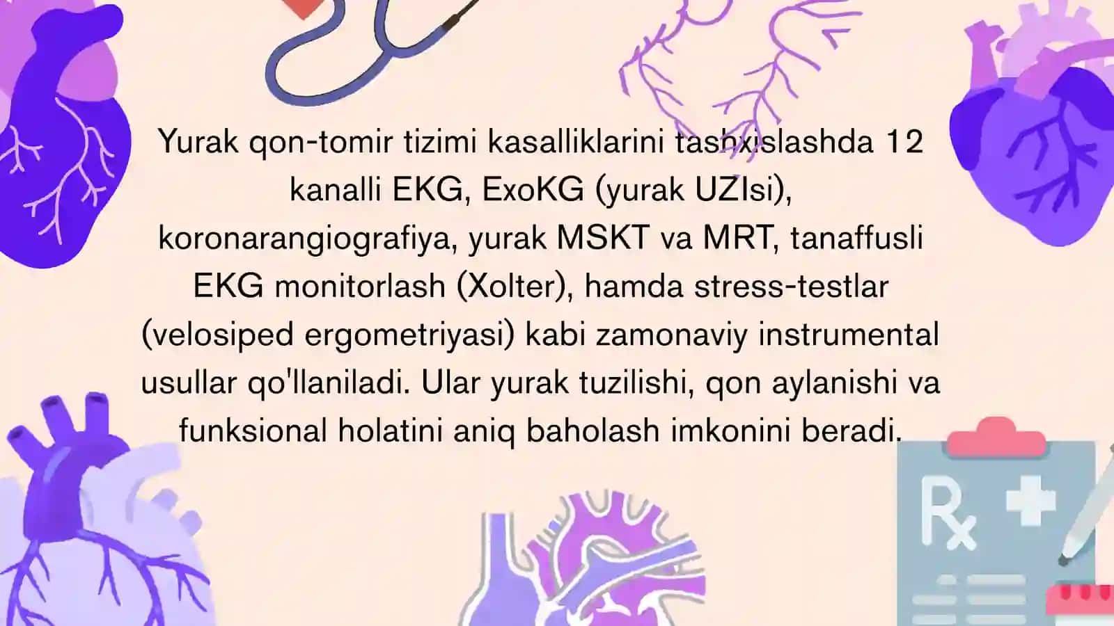 Yurak qon tomir tizimi kasalliklarini zamonaviy instrumental tekshirish usullari 2