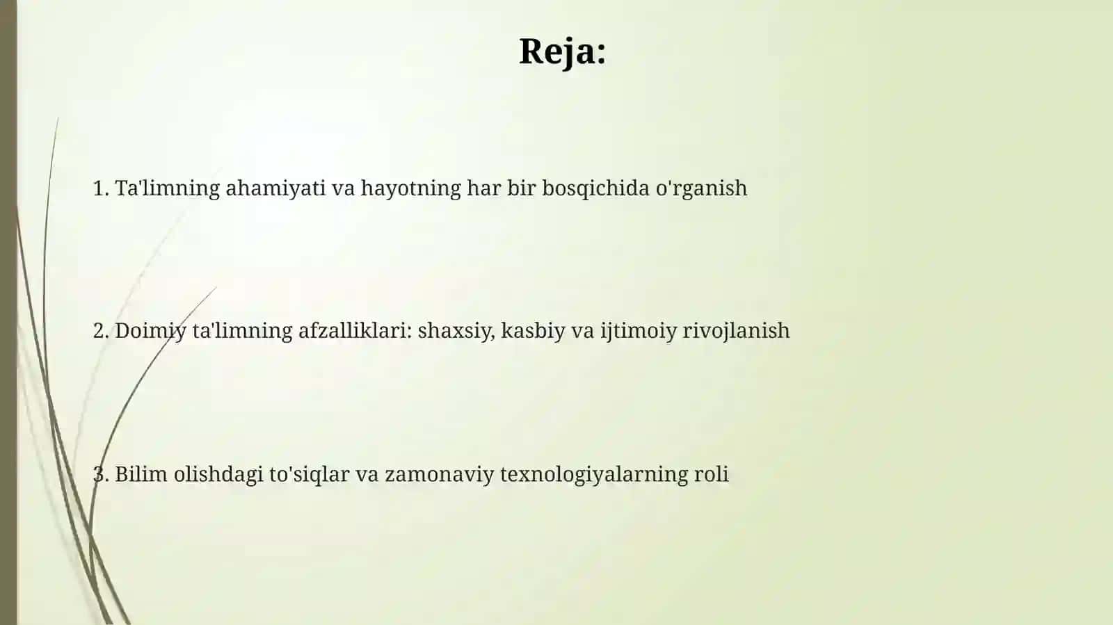 Beshikdan to qabrgacha ilm izla 2