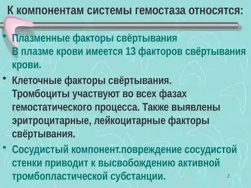Гемостаз 2
