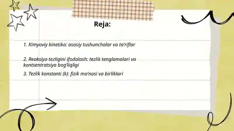 Kimyoviy kinetika 2