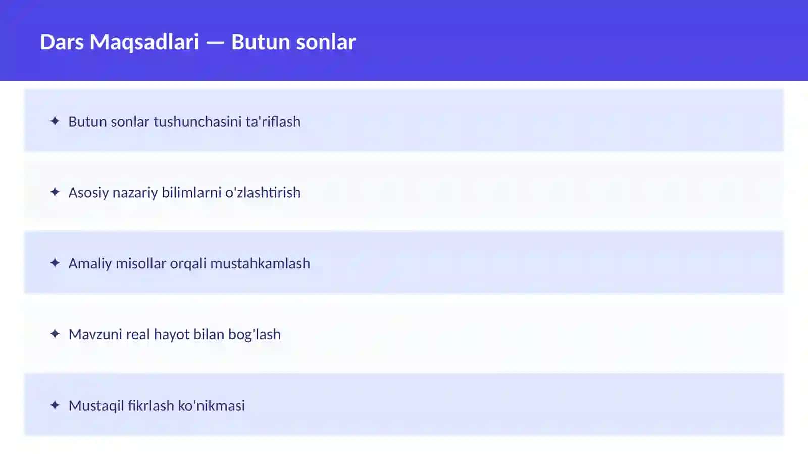 Sonlar nazariyasi 2