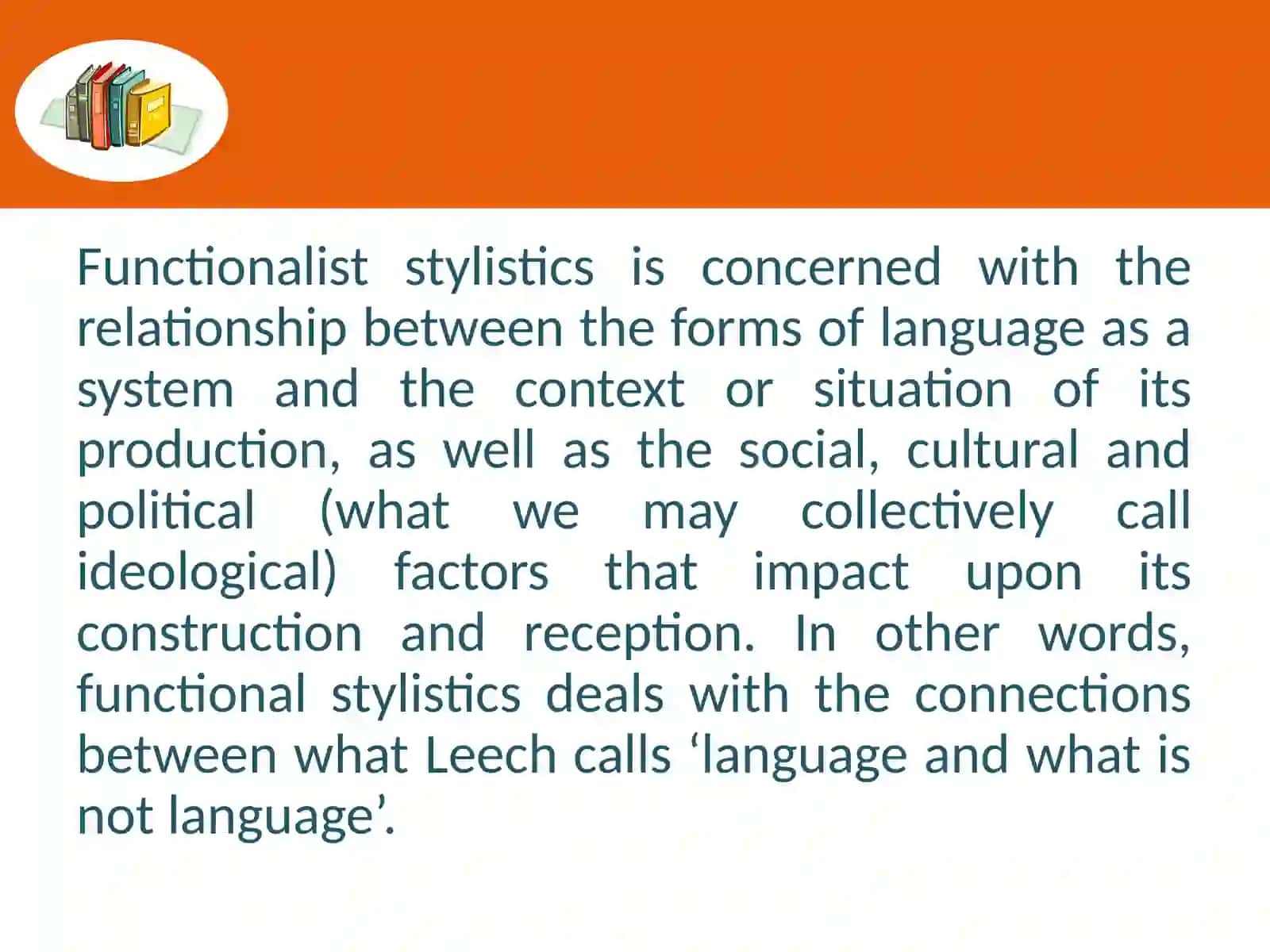 Functional stylistics 2