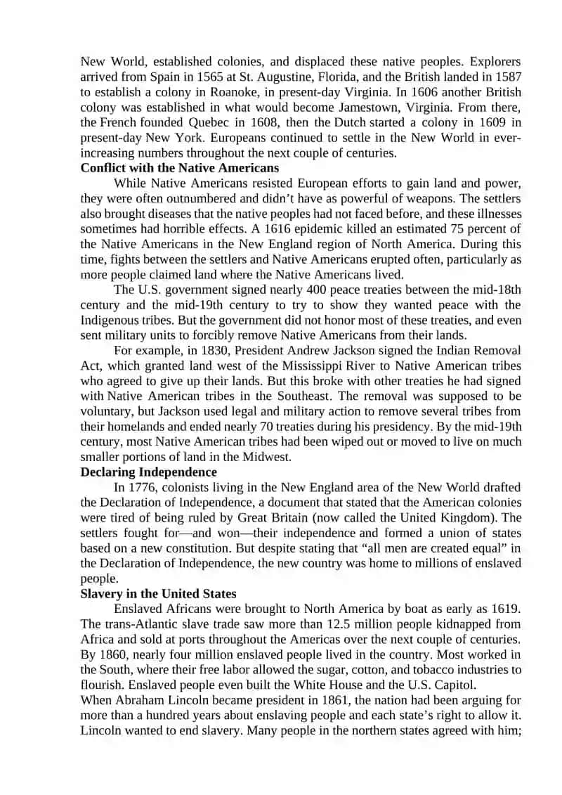 The United States of America. General Information 2