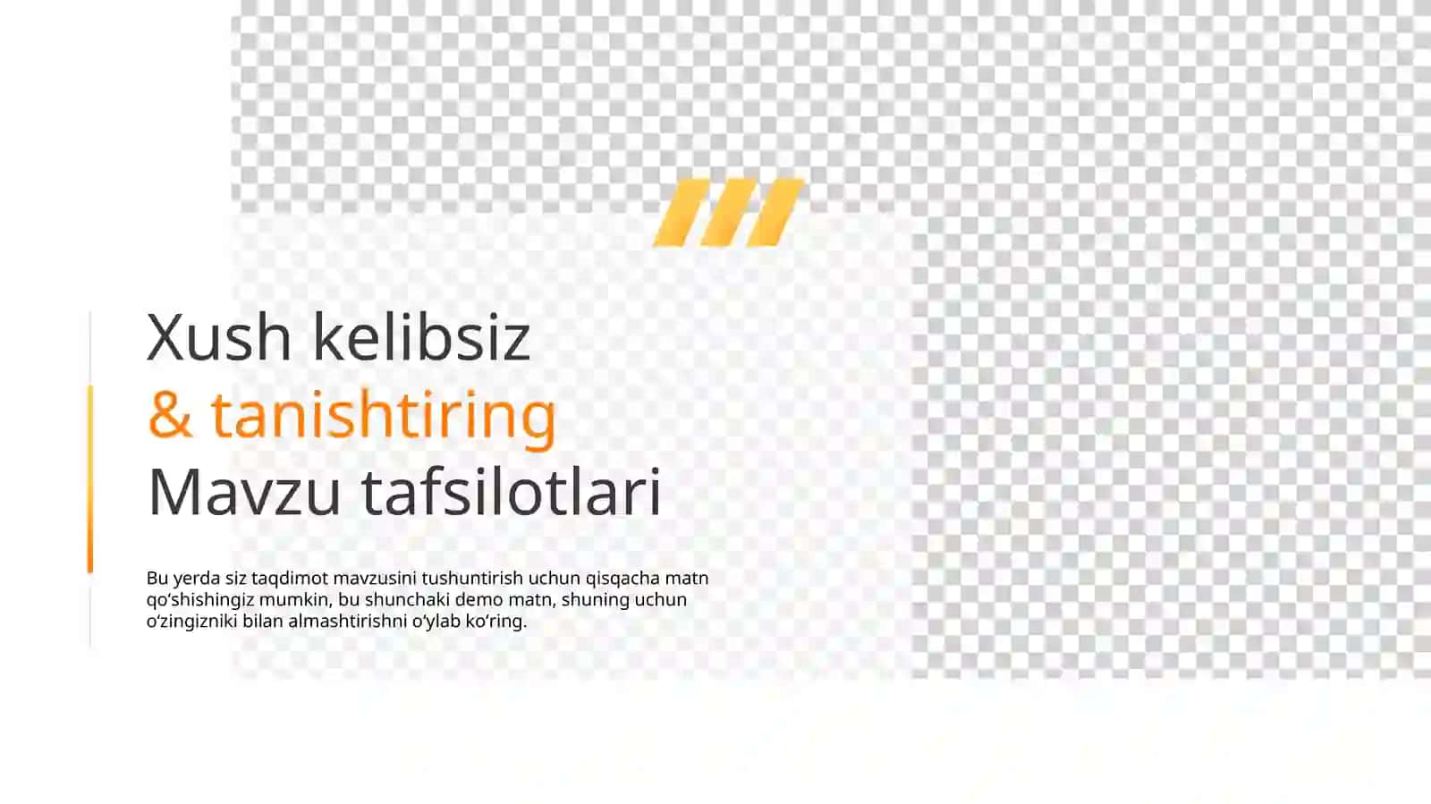 Zamonaviy Mavzuga Kirish Taqdimoti (10 Slayd) 2