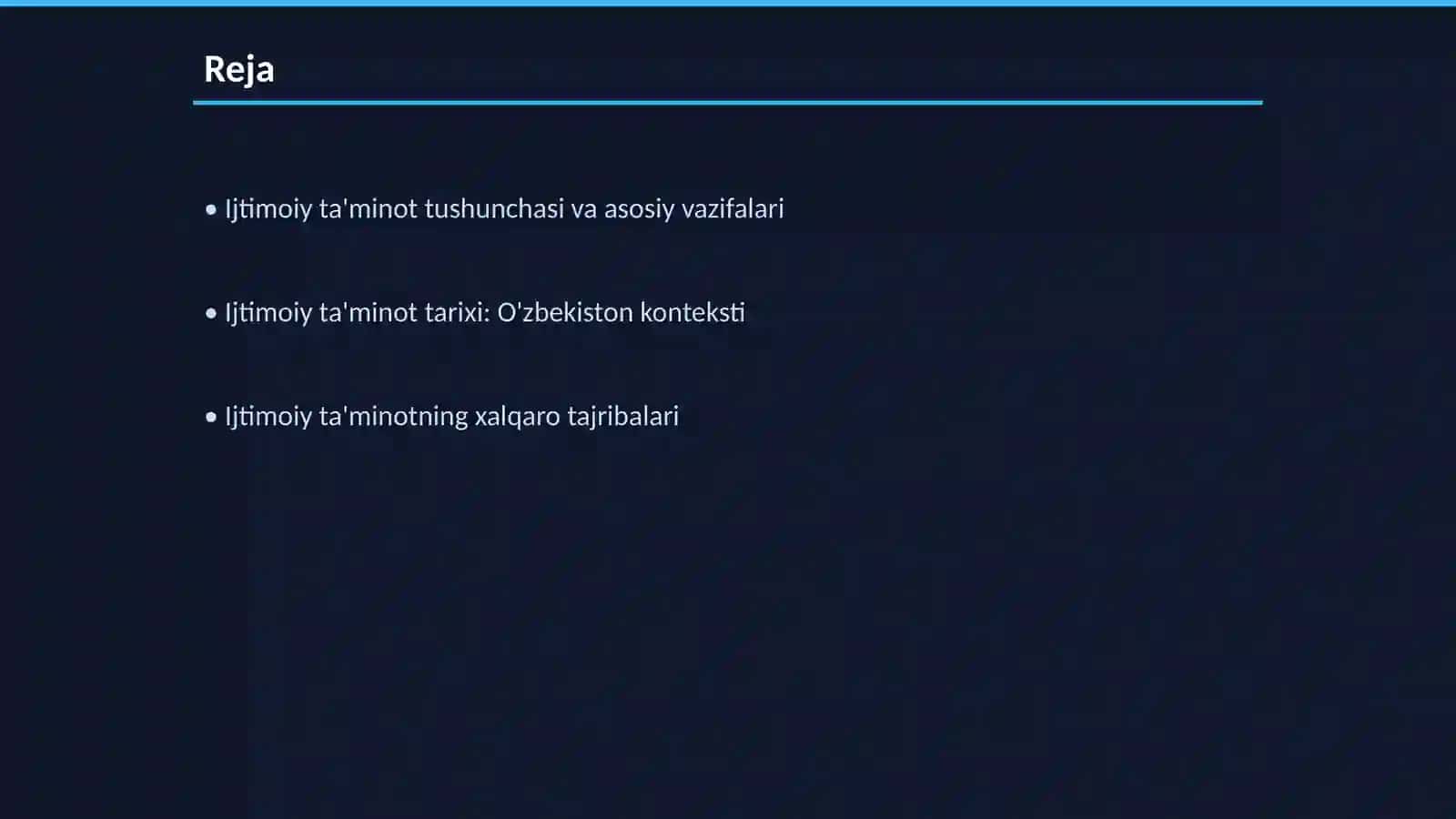 Ijtimoiy ta'minot uning vazifasi tarixi va kelajagi 2