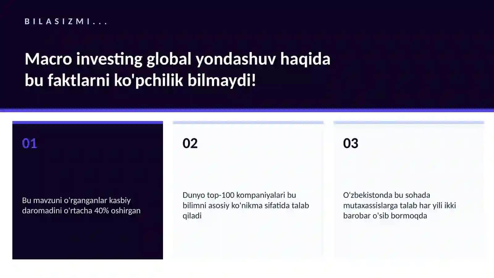 MOLIYA VA INVESTITSIYA 2026 2