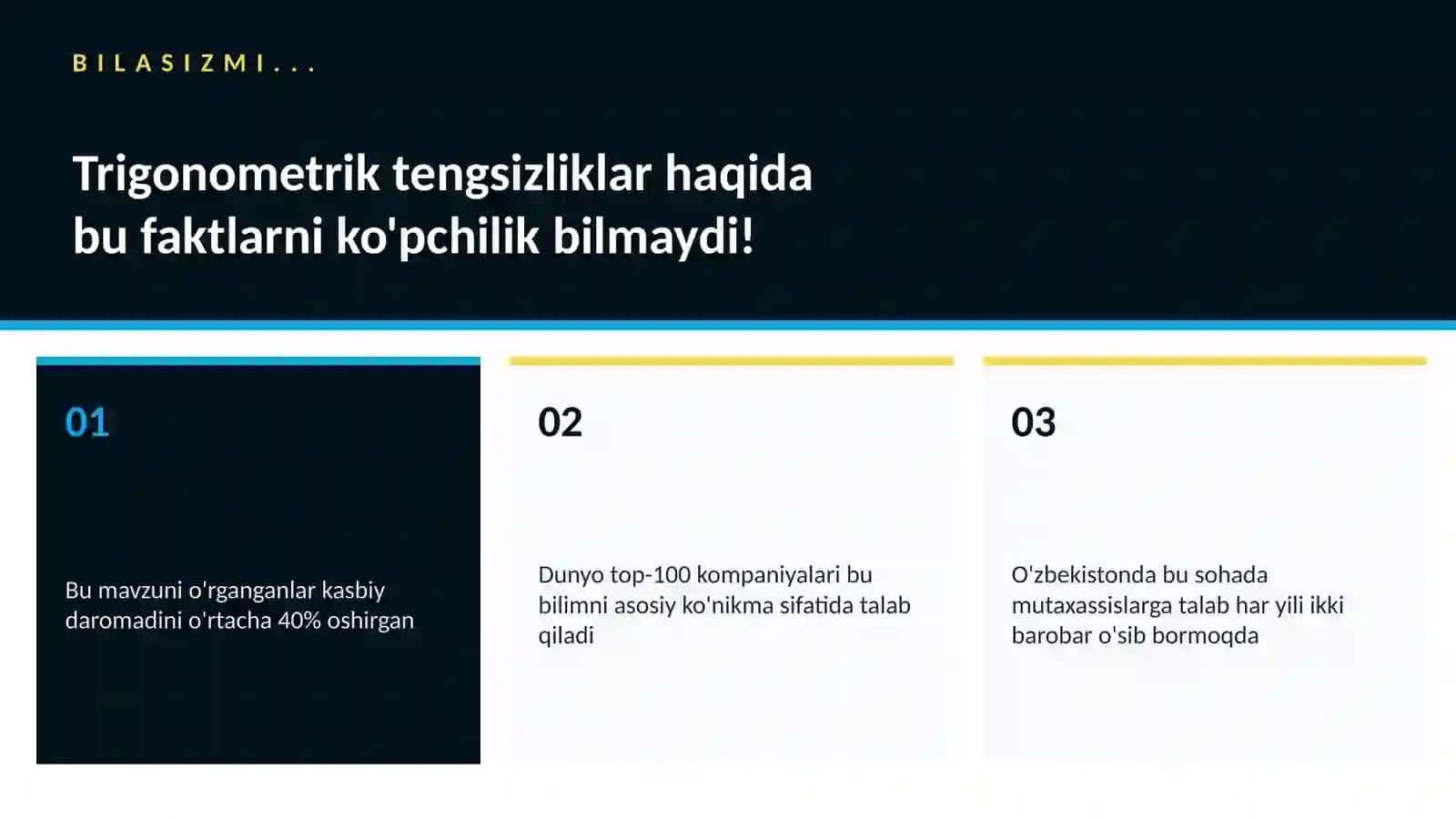 Trigonometrik tengsizliklar 2