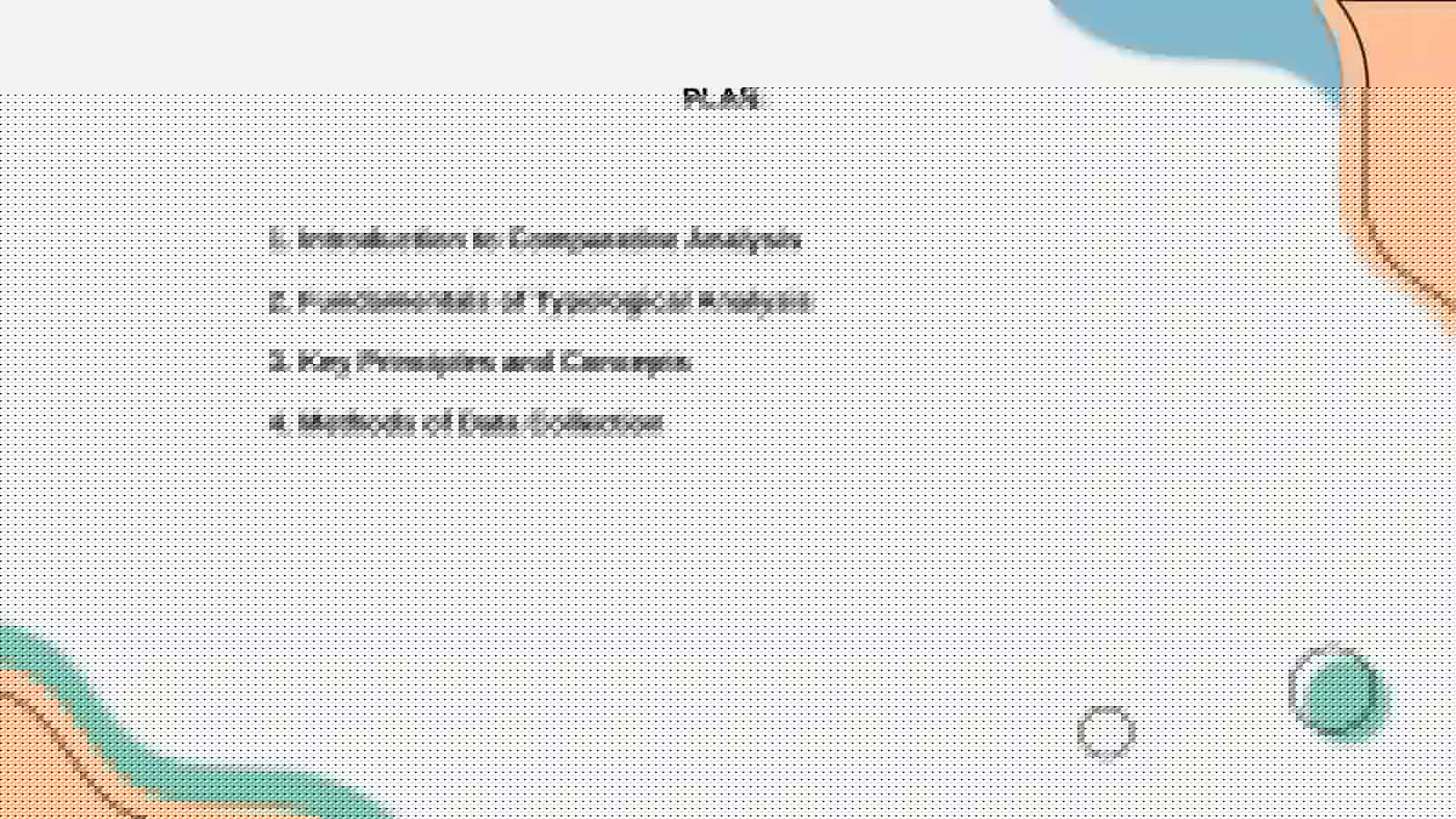 Principles and Methods of Comparative and Typological Analysis 2