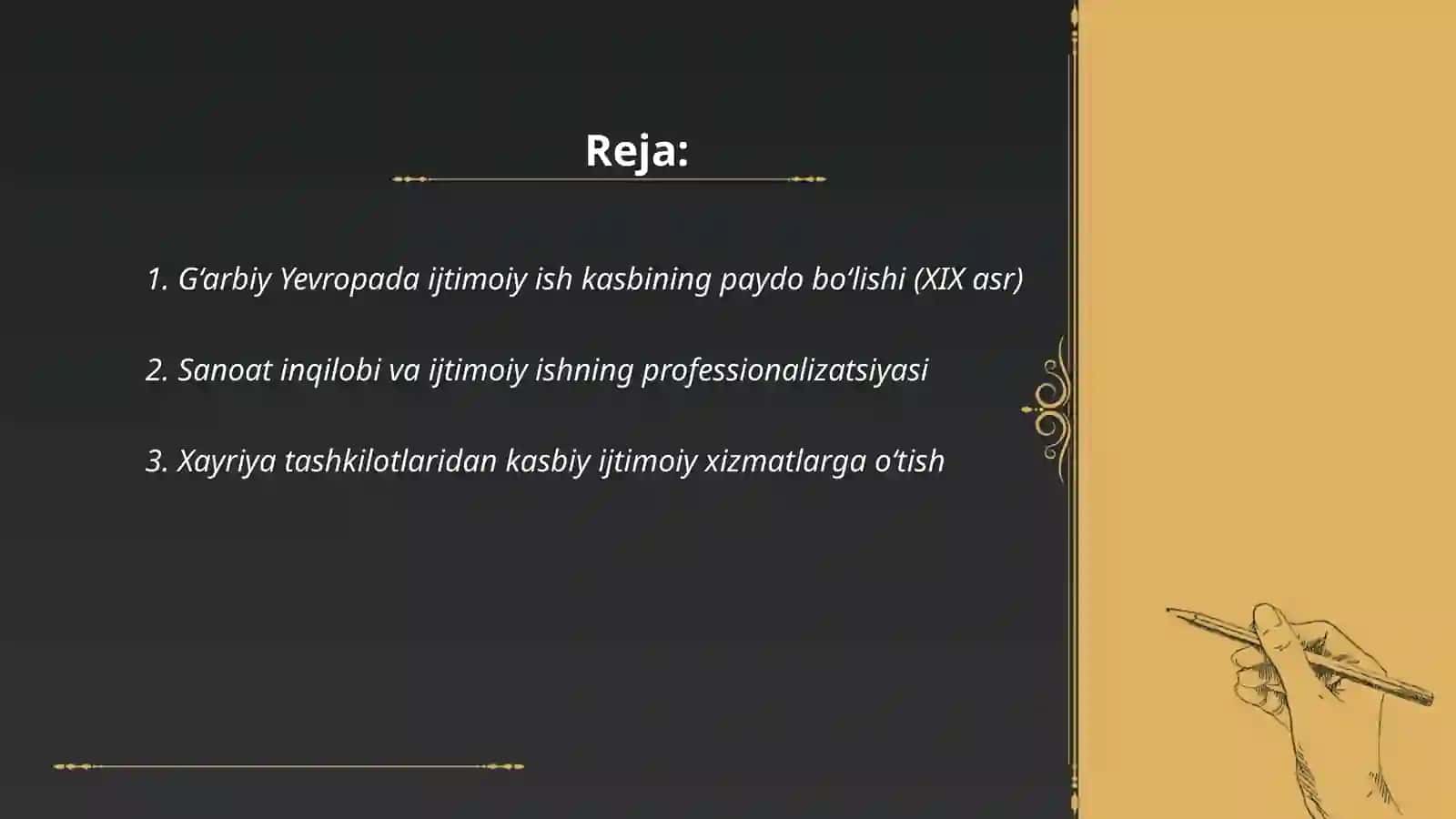 G‘arbiy Yevropada ijtimoiy ish kasbining paydo bo‘lishi (XIX asr) 2