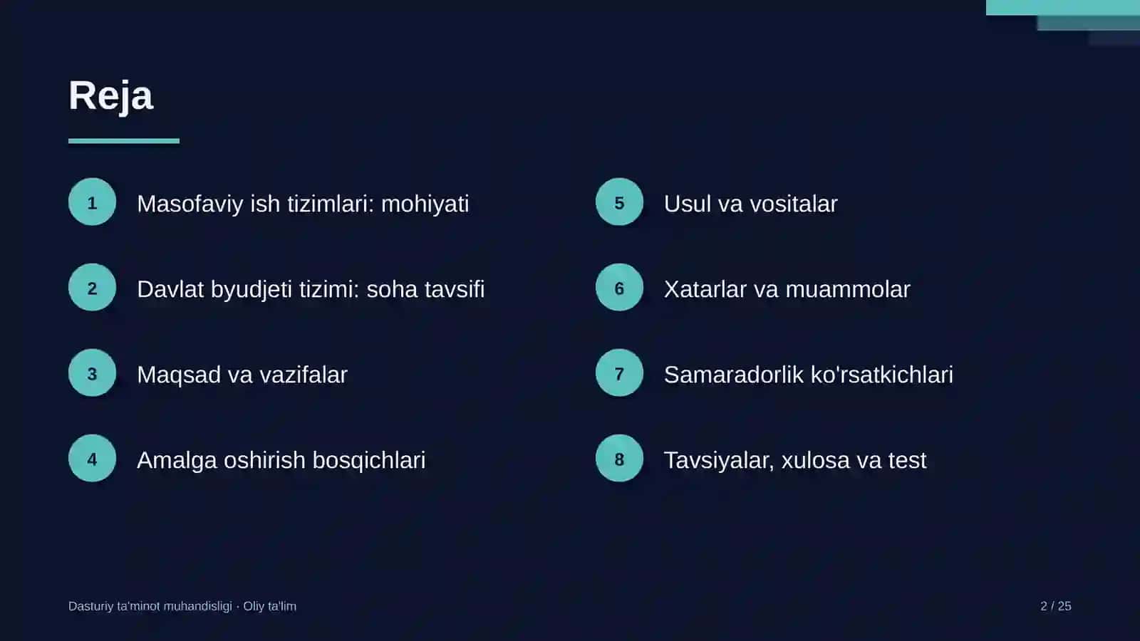 davlat byudjeti tizimida masofaviy ish tizimlarini joriy etish 2513 2