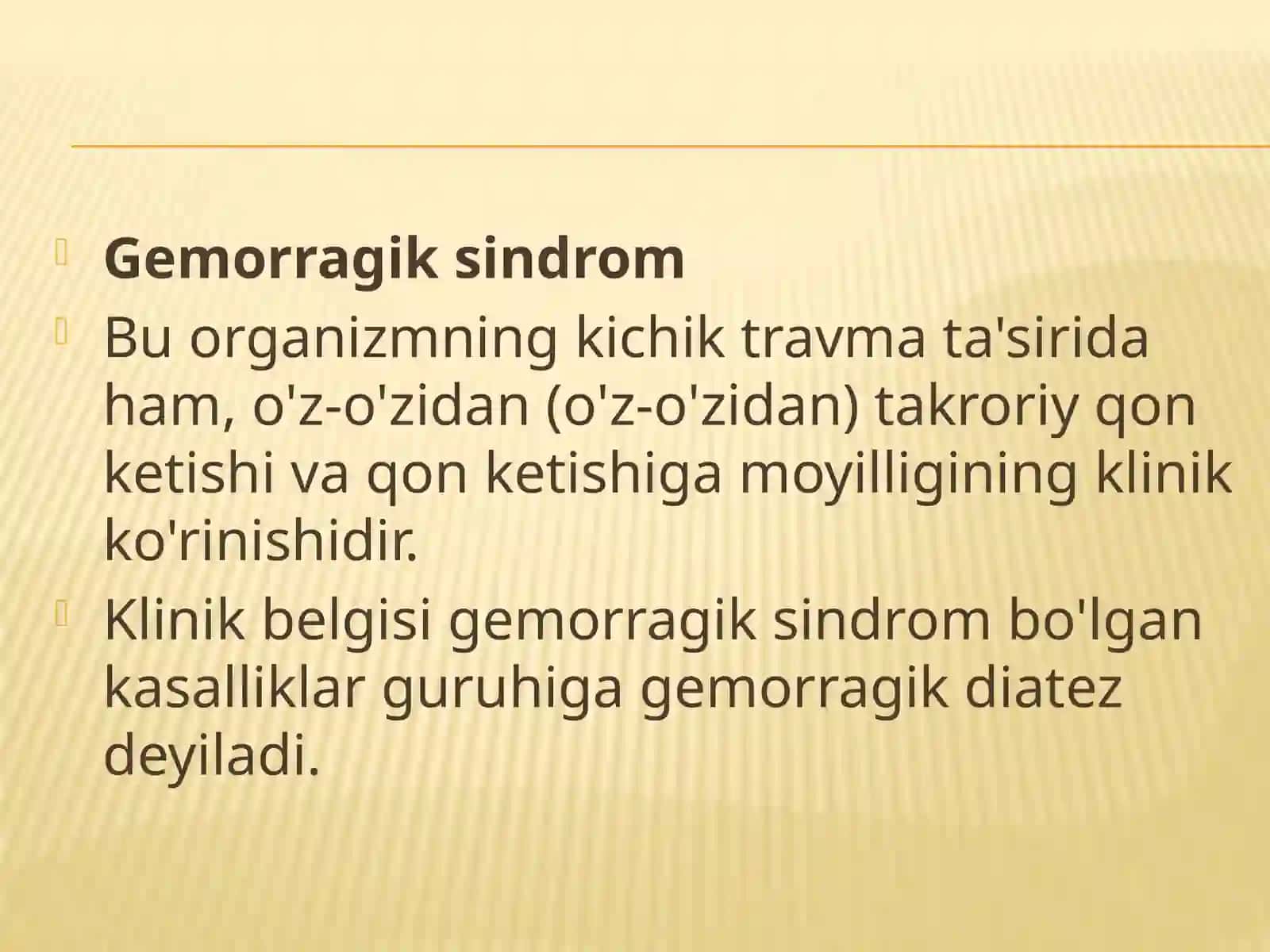 Gemorragiksindrom 2