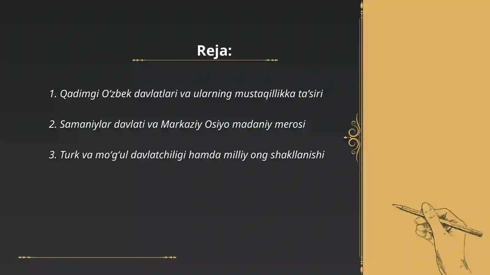 Mustaqillikning tarixiy asoslari 2