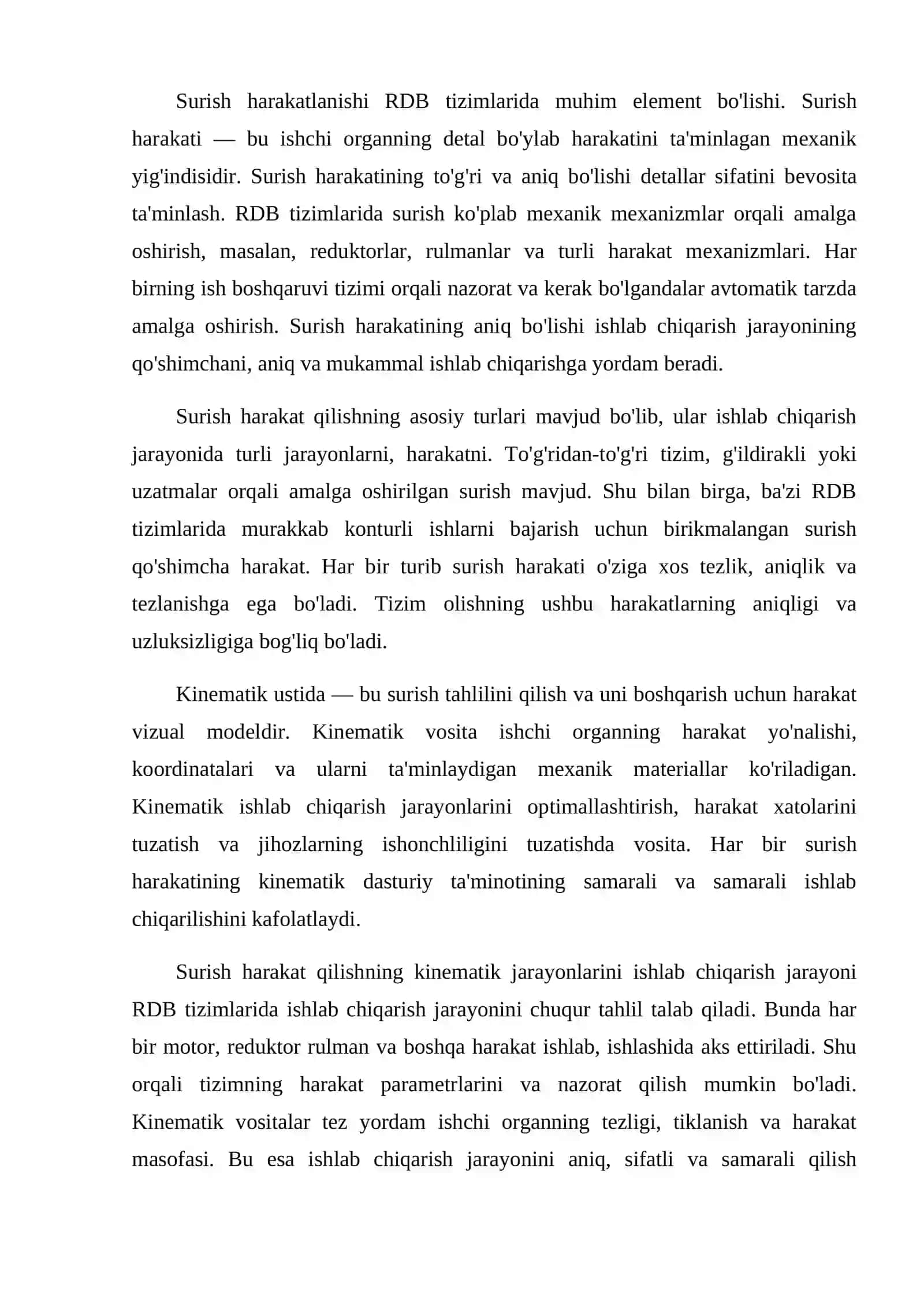 RDB texnologik jihozlari va hujjat ishlab chiqarishdagi ahamiyati 2