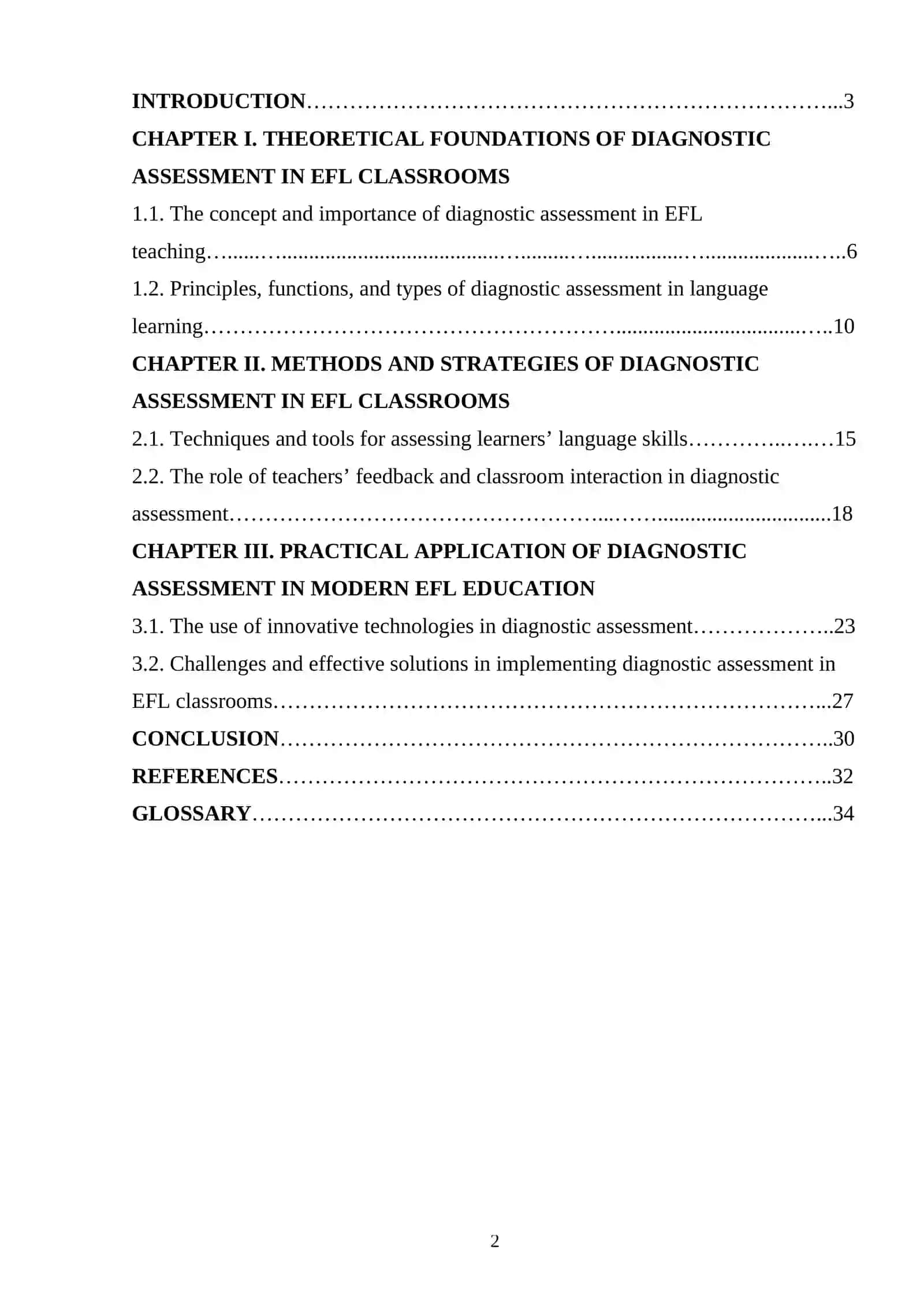 Diagnostic assessment in EFL classrooms 2