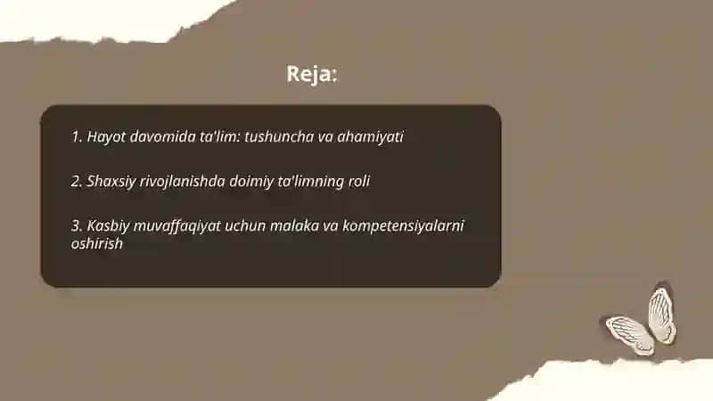 Hayot davomida taʼlim muvaffaqiyat vositasi sifatida 2
