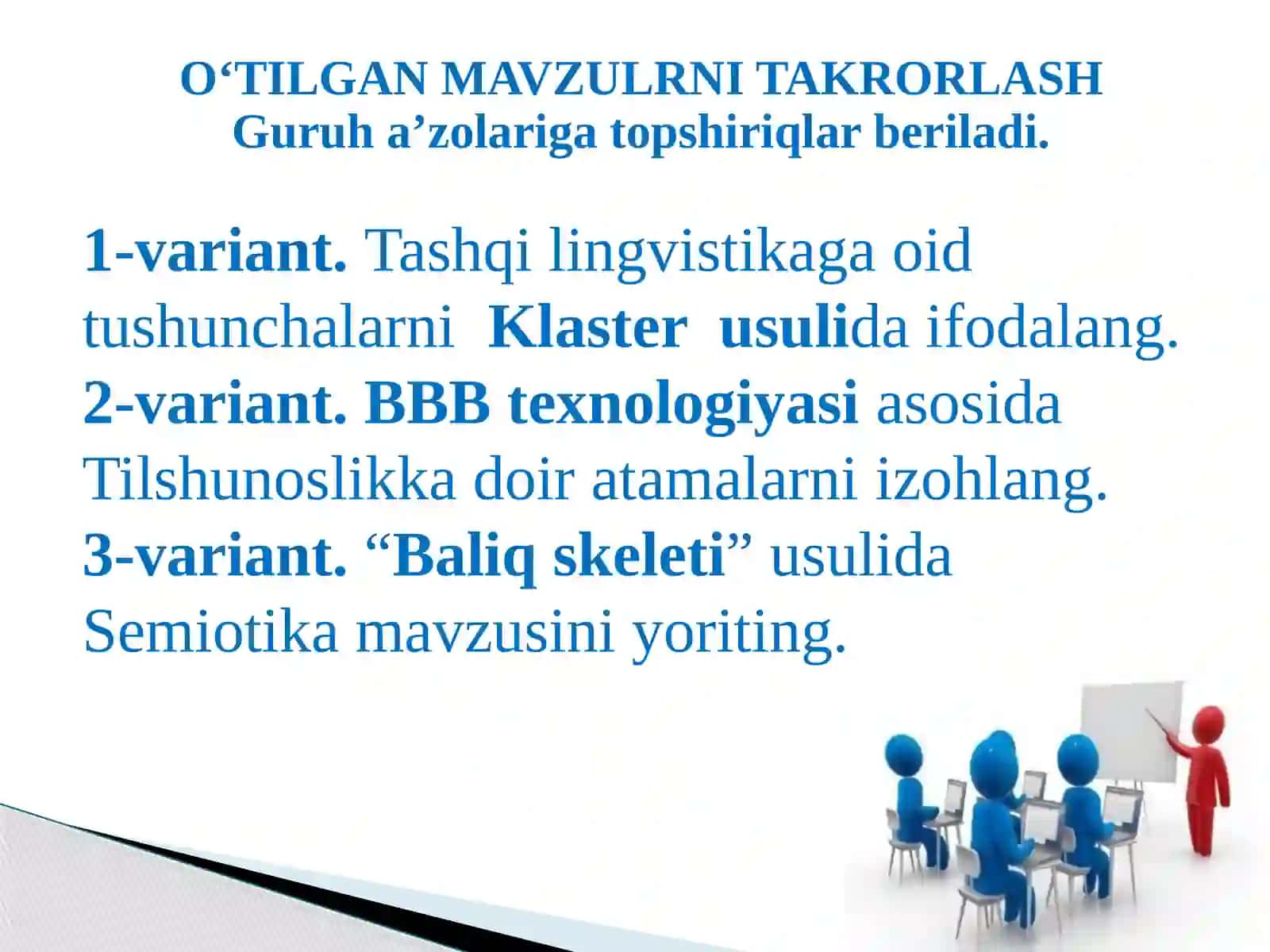 PARADIGMATIK, SINTAGMATIK VA IYERARXIK MUNOSABATLAR TAHLILI 2
