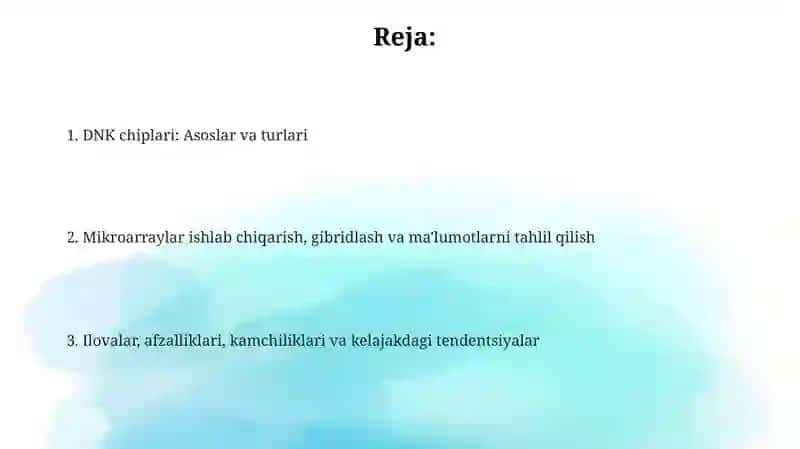 DNK chipmetodlari 2