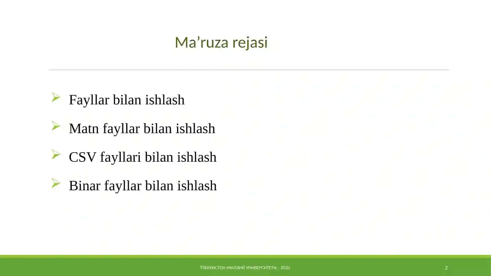Pythondasturlashtili 2