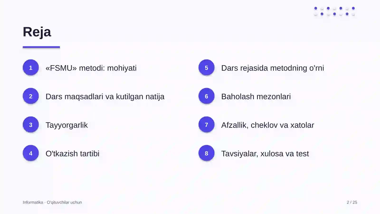 informatika darslarida fsmu metodidan foydalanish 2529 2