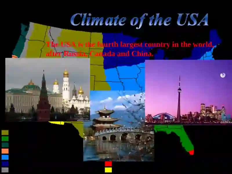 The climate of the USA 2